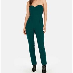 Express Strapless Sweetheart Jumpsuit (Size 8)